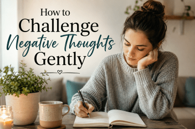 How to Challenge Negative Thoughts Gently Without Fighting Yourself